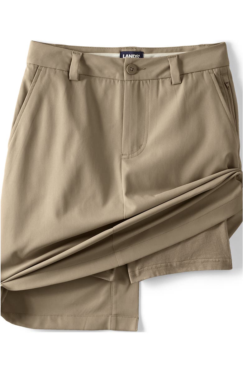 Lands
 End School Uniform  Active Chino Skort Top of the Knee, Alternate, color, Khaki