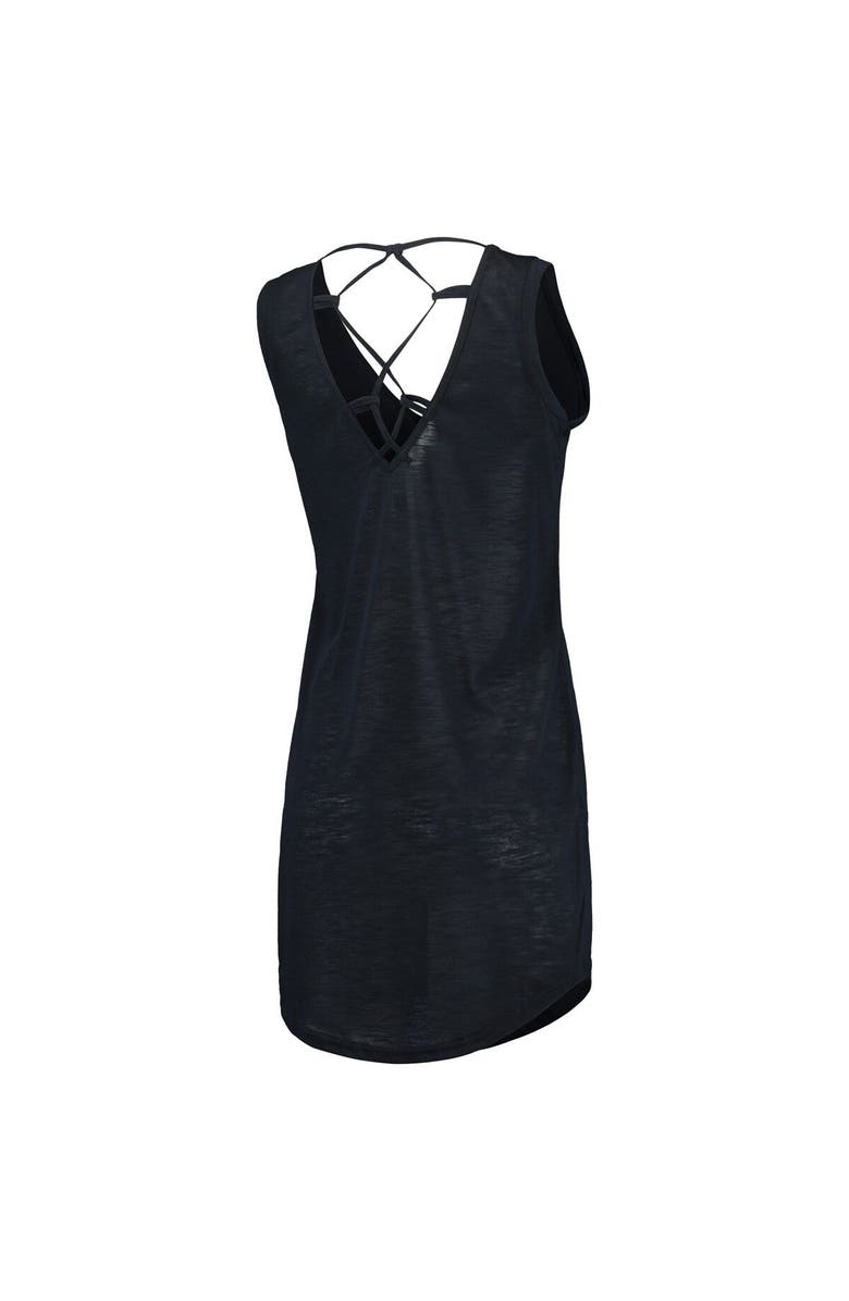 G-III 4HER BY CARL BANKS Women's G-III 4Her by Carl Banks Navy Chicago Bears Game Time Swim V-Neck Cover-Up Dress, Alternate, color,