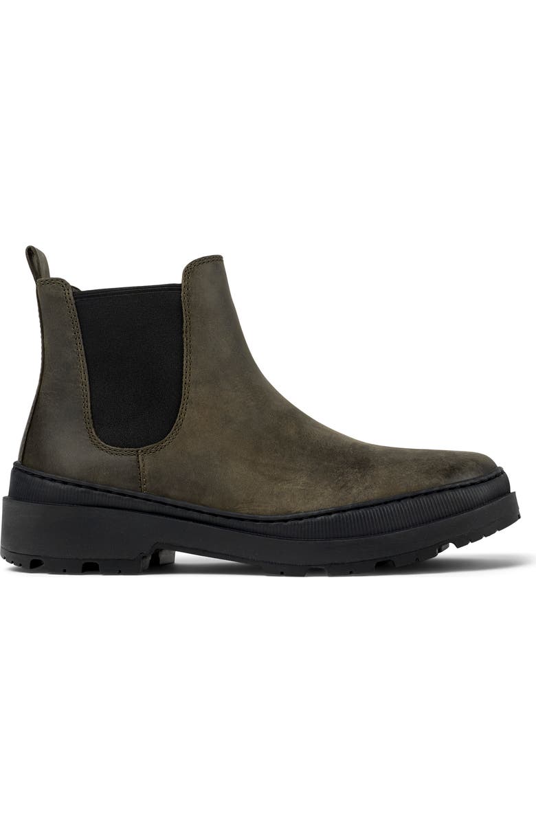 Camper Brutus Trek Waterproof Chelsea Boot, Alternate, color, Dark Green