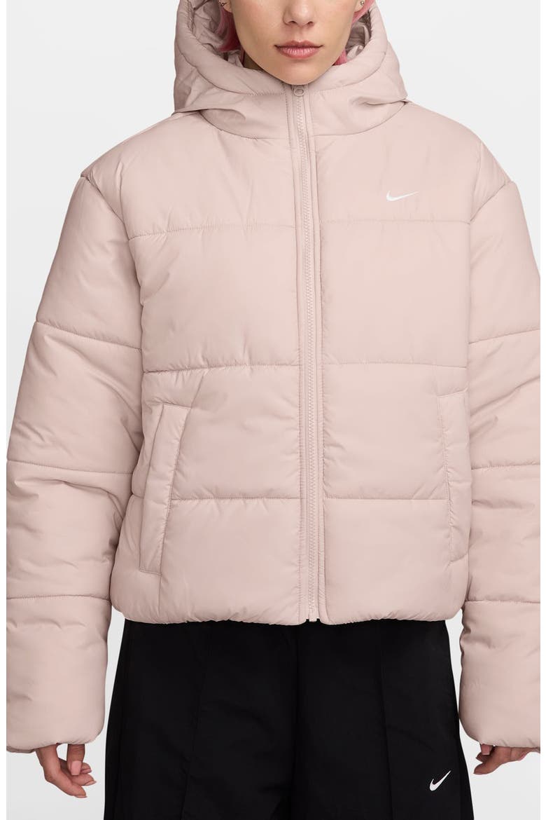 Sportswear Therma-FIT Classic Puffer Jacket, Main, color, SILT RED/ WHITE