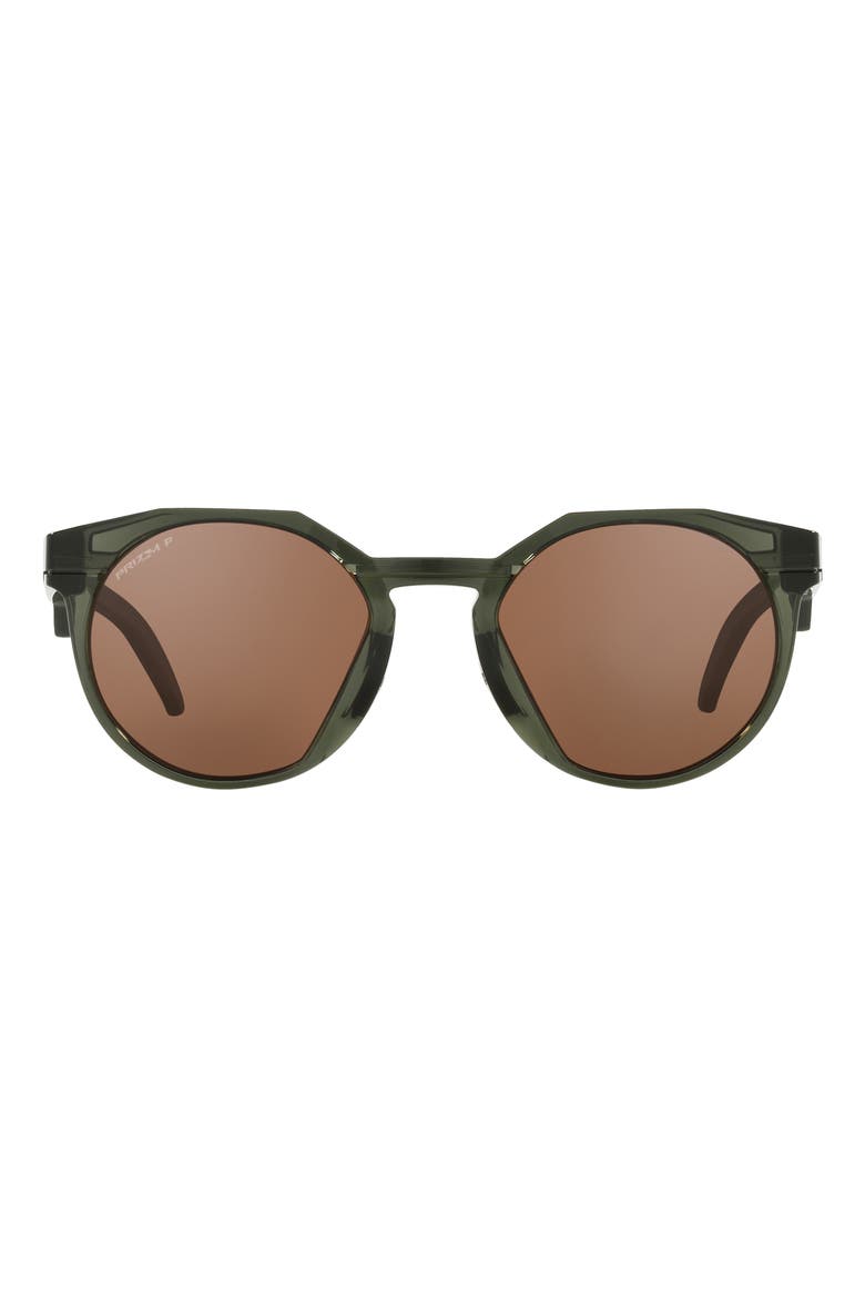 HSTN Metal 52mm Prizm™ Round Sunglasses, Main, color, OLIVE
