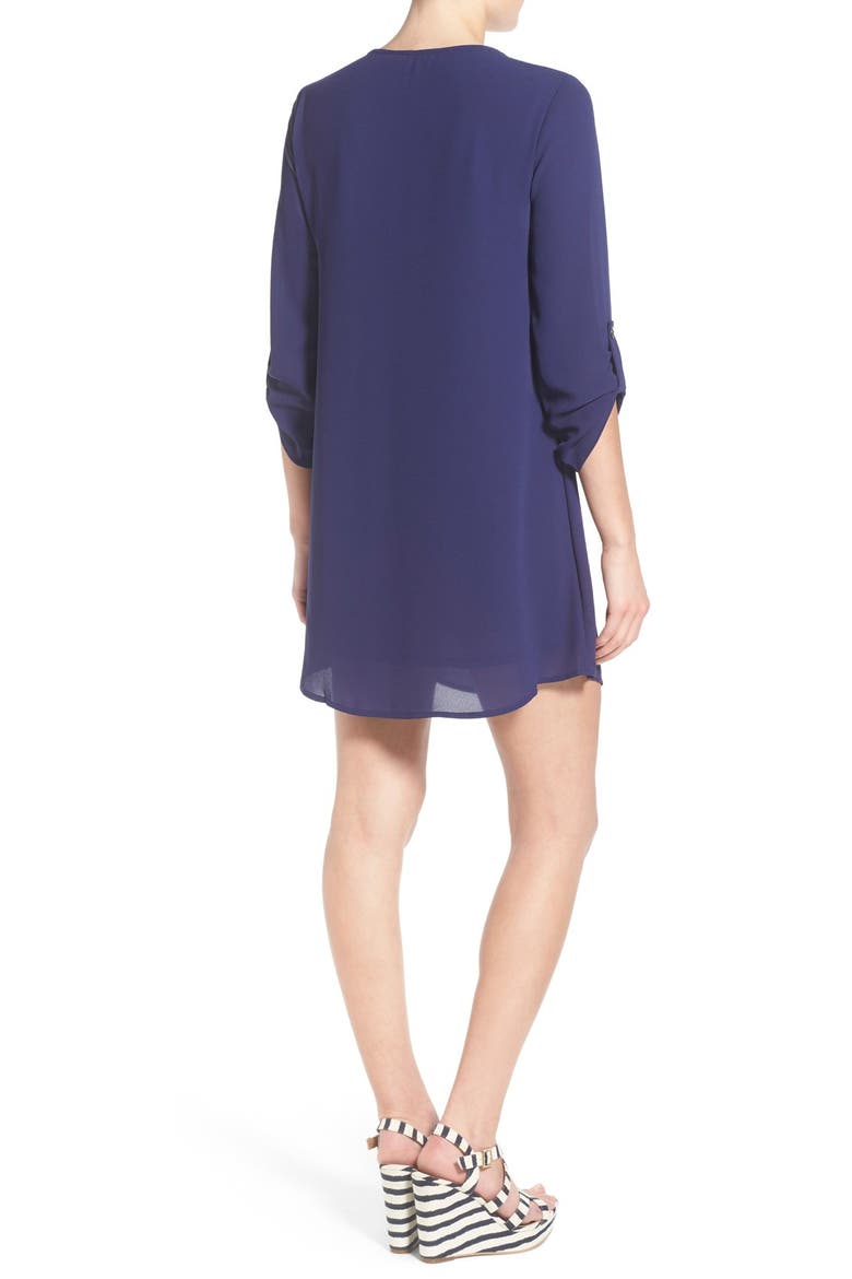 Karly Shift Dress, Alternate, color, ASTRAL BLUE