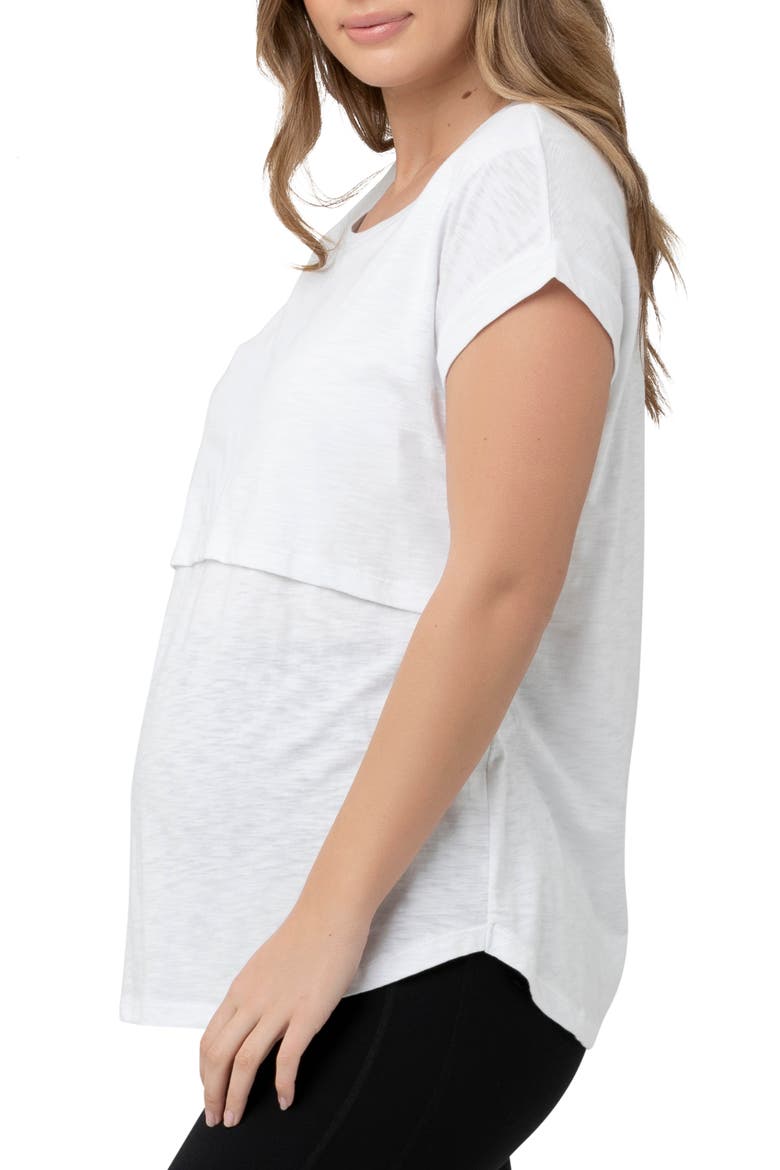 Richie Nursing Shirt, Alternate, color, WHITE