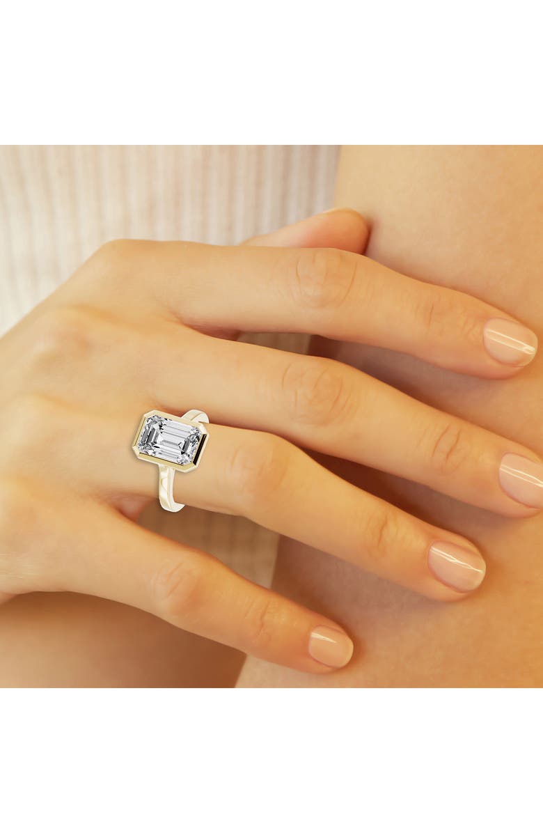 Jennifer Fisher 18K Gold Emerald Cut Lab Created Diamond Solitaire Ring - 6.0 ctw, Alternate, color, 18K Yellow Gold