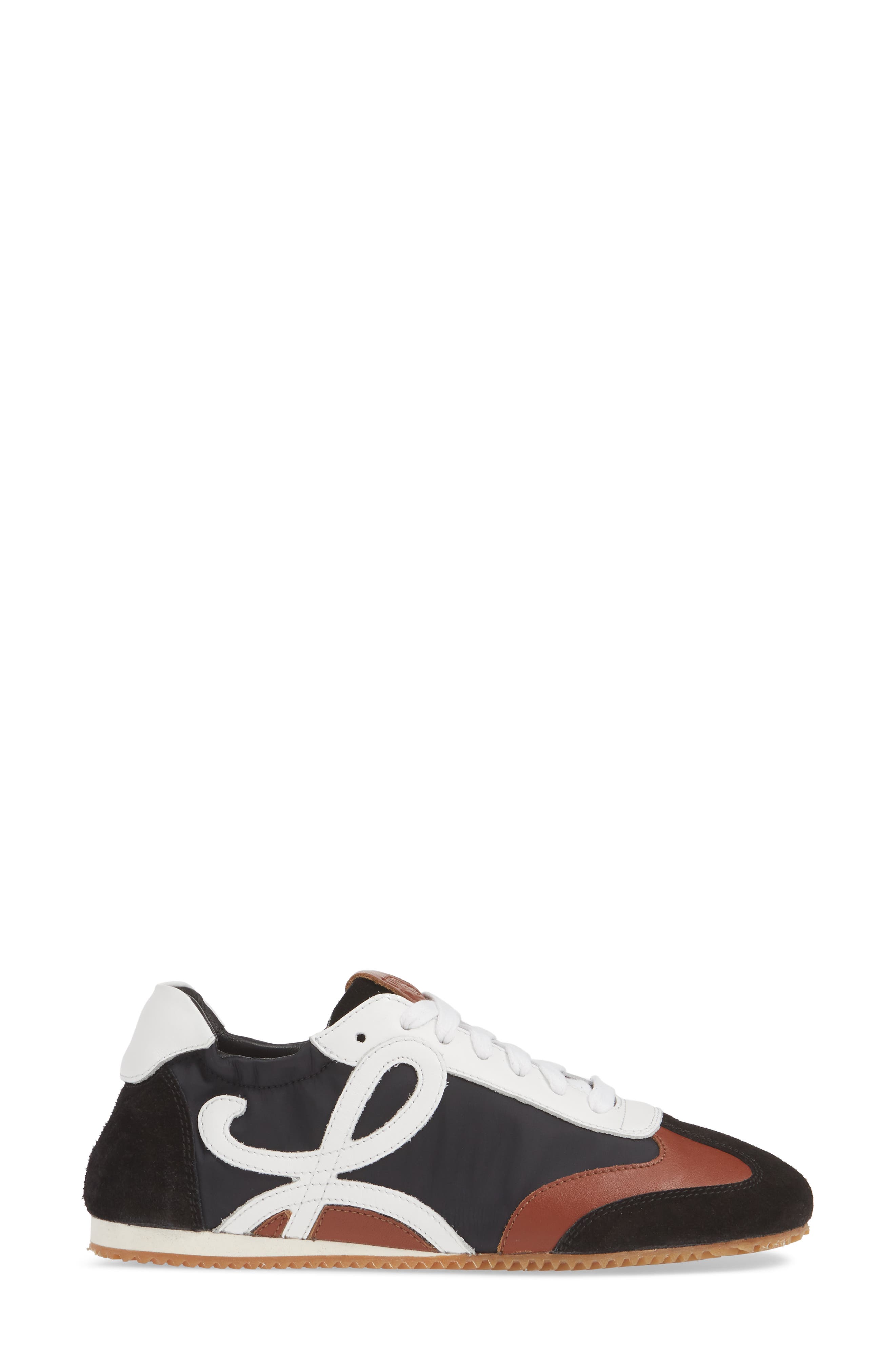 Loewe Scrunch Lace-Up Sneaker, Alternate, color, 