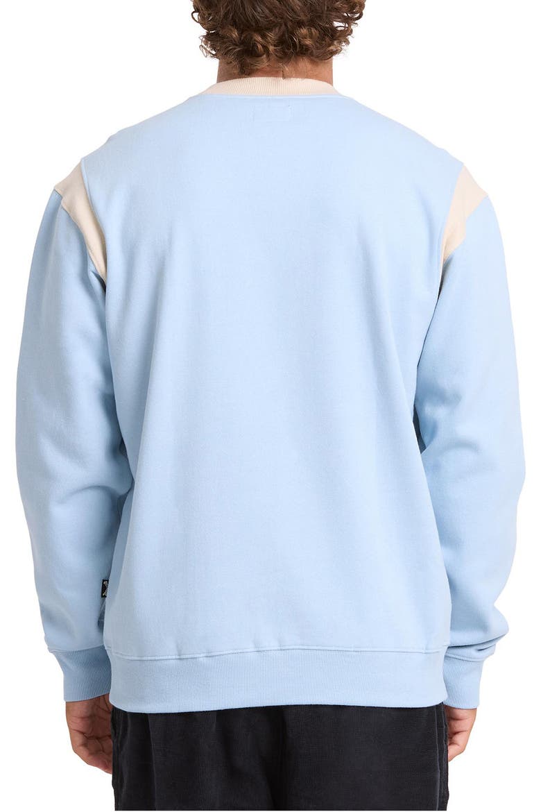 Highway Garage Fleece Crewneck Sweatshirt, Alternate, color, BLUE SMOKE