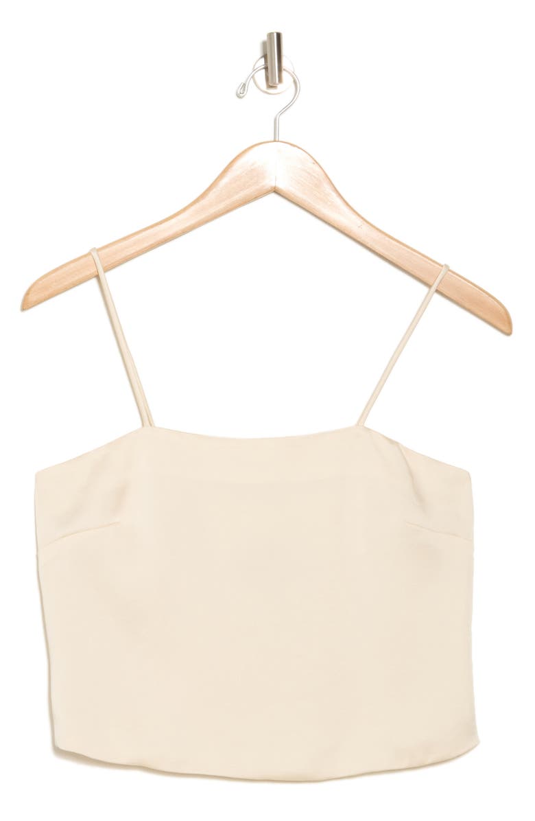 Simkhai Vela Square Neck Crop Camisole, Alternate, color, Ecru