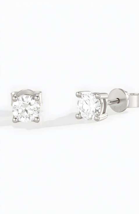 Classic Cubic Zirconia Stud Earrings