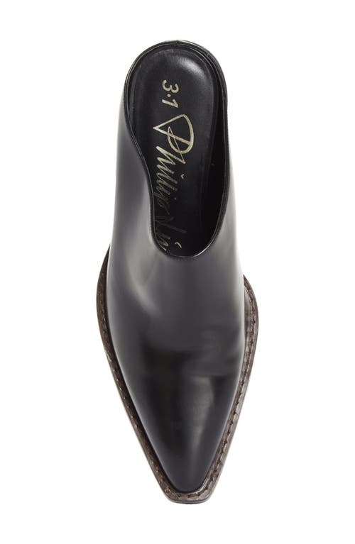 3.1 Phillip Lim Downtown Mule In Black