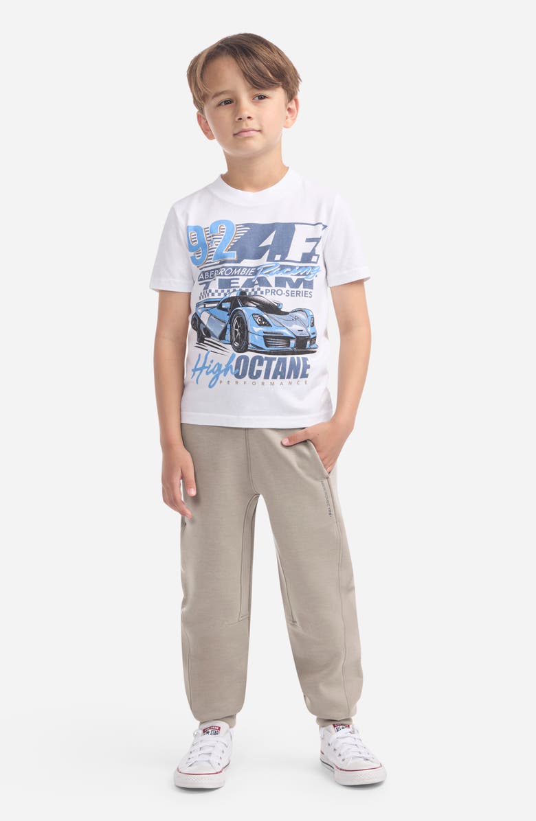 abercrombie kids Kids' Neoknit Slim Joggers, Alternate, color, Desert Taupe