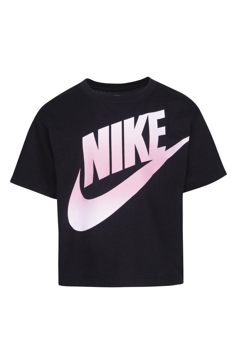 Nike Kids' Icon Gradient Futura Cotton Graphic T-Shirt, Main, color, 
