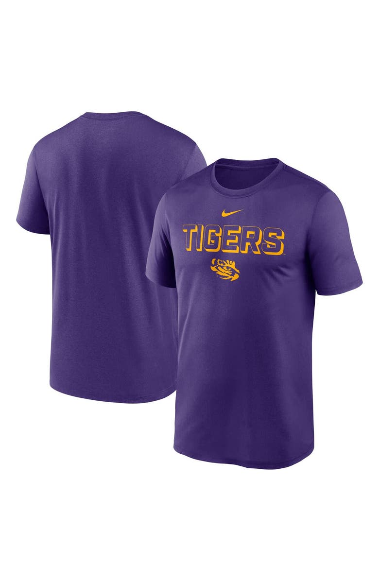 Nike Men's Nike Purple LSU Tigers 2025 Sideline Legend Performance T-Shirt, Alternate, color, 