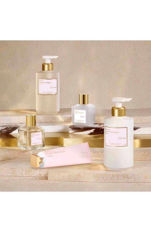Maison Francis Kurkdjian À La Rose Scented Hand Cream In Transparent