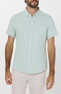7 Diamonds Bennet Stripe Seersucker Short Sleeve Button-Up Shirt
