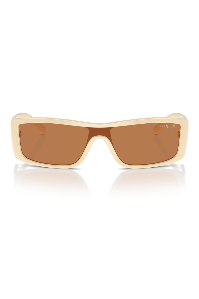 22mm Rectangular Sunglasses, Main, color, MILK