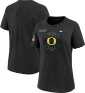 Nike Women's Nike Black Oregon Ducks 2025 Military Appreciation Dri-FIT T-Shirt
