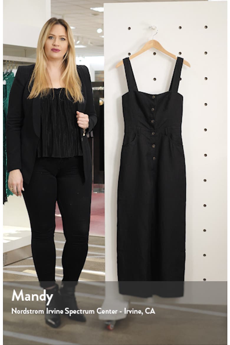 Tyler Button Linen Jumpsuit video