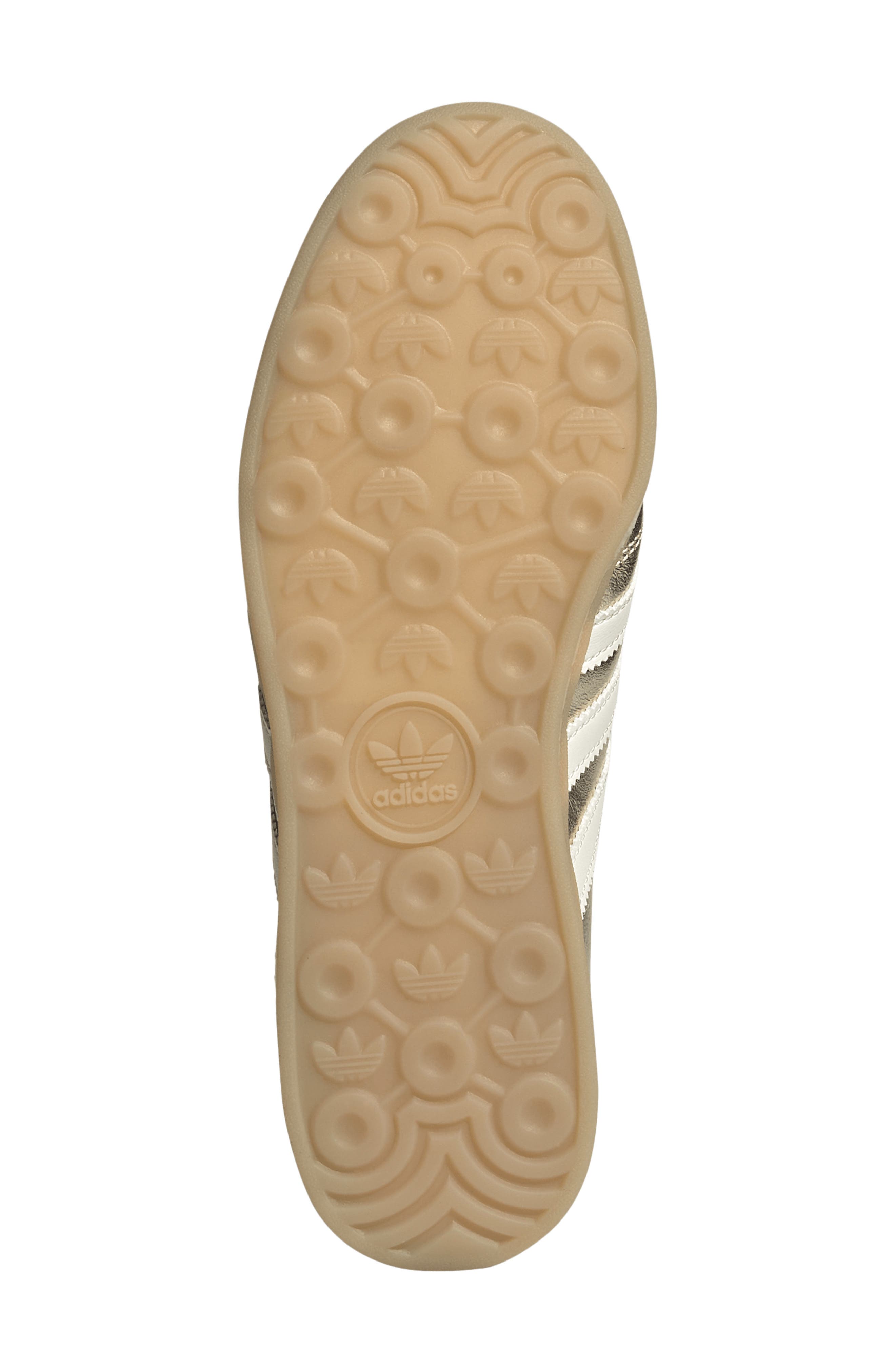 Gazelle Lo Pro Sneaker, Alternate, color, GOLD MET./ OFF WHITE/ GUM 3