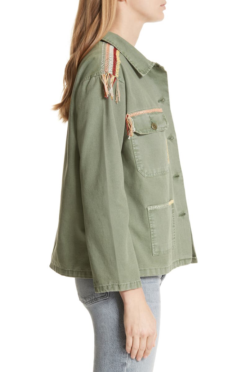 THE GREAT. The Sergeant Embroidered Jacket, Alternate, color, 