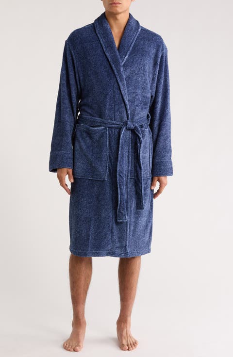 Marled Fleece Robe