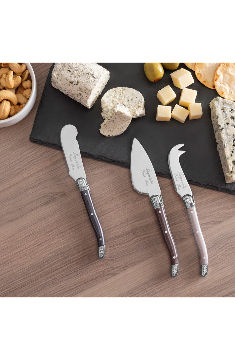 FRENCH HOME 7-Piece Laguiole Cheese Knives Set, Alternate, color, 