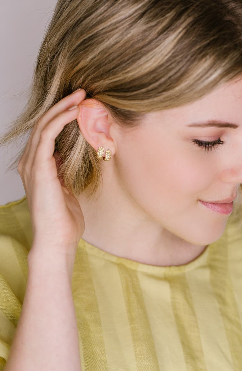 Dana Rebecca Designs Mini Diamond Hoop Earrings, Alternate, color, 