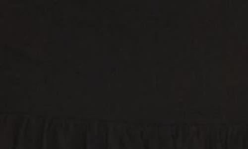 Wayf Isola Cotton Knit Skirt In Black