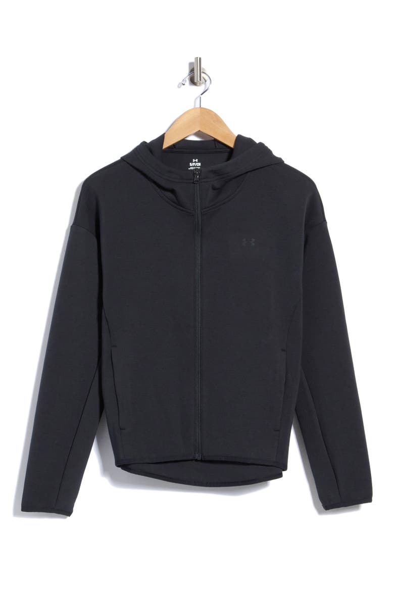 Sportstyle Performance Full Zip Hoodie, Main, color, BLACK
