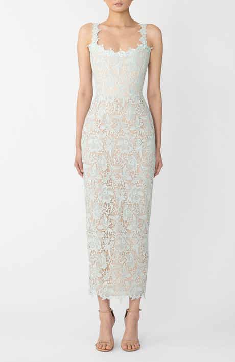 SAU LEE Coraline Floral Lace Cocktail Dress