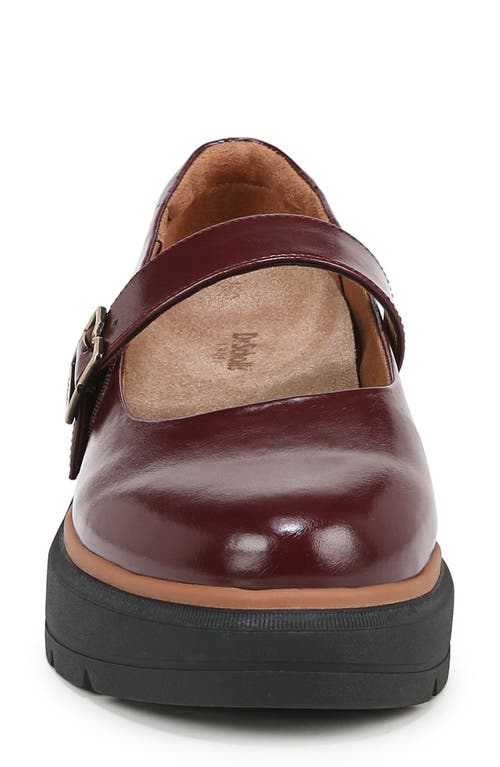 Dr. Scholl's Women's Nice Day Max Mary Jane Platform Loafer In Wine