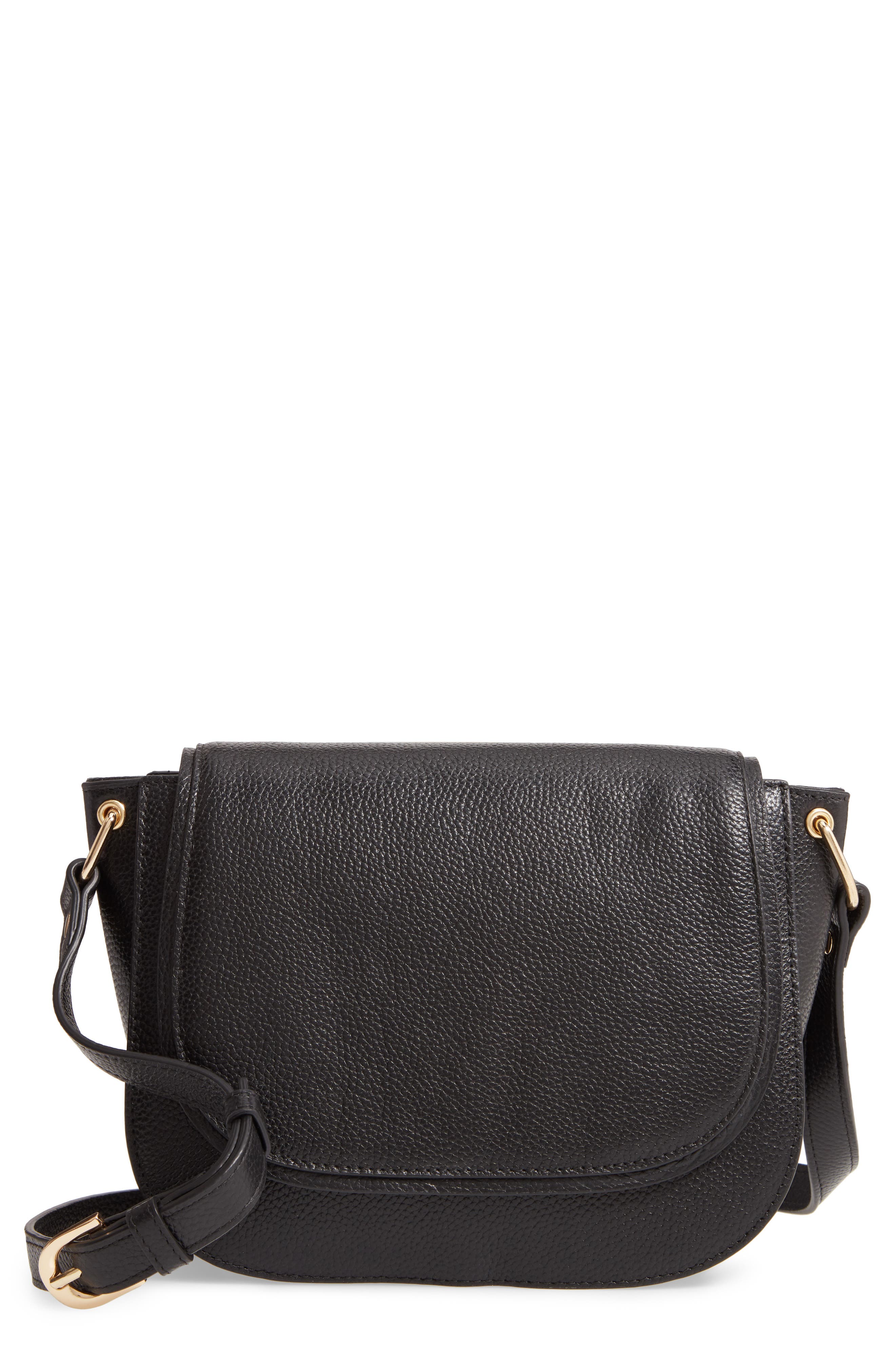Nordstrom Pebbled Leather Shoulder Bag, Main, color, 