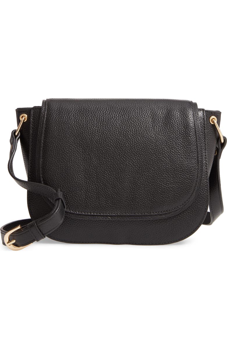 Nordstrom Pebbled Leather Shoulder Bag, Main, color,