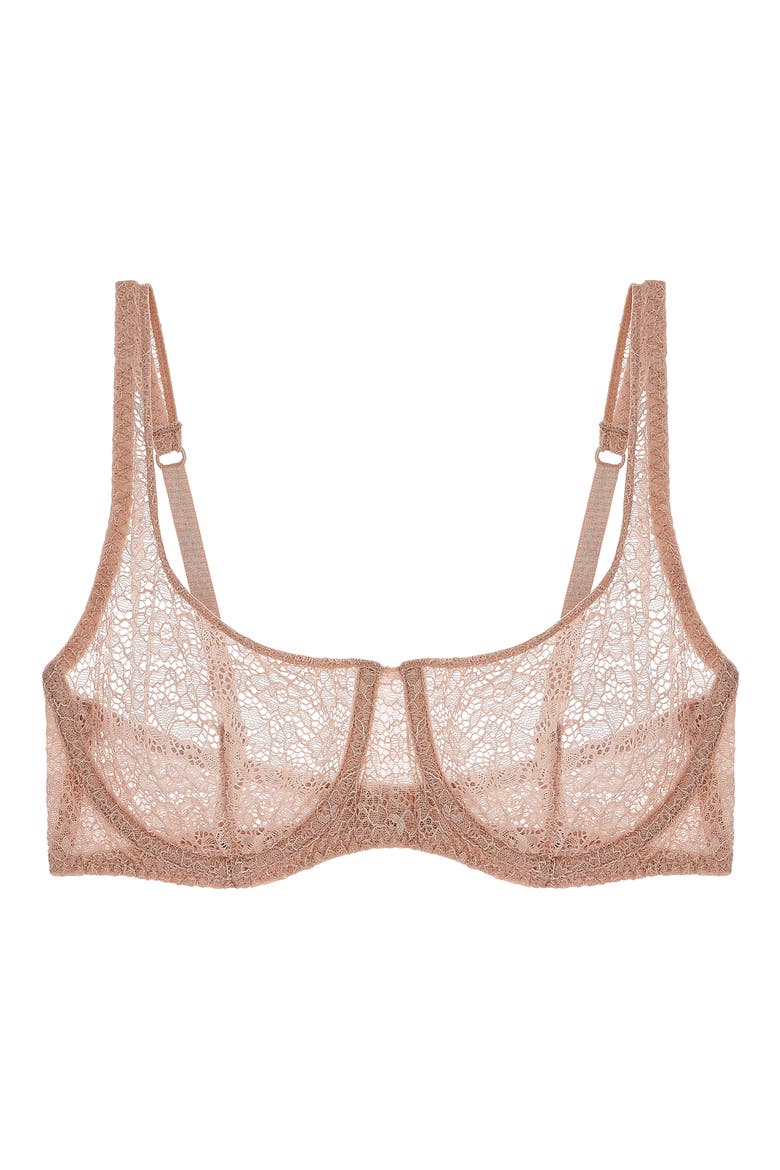 Alix Underwire Demi Bra, Alternate, color, SABLE
