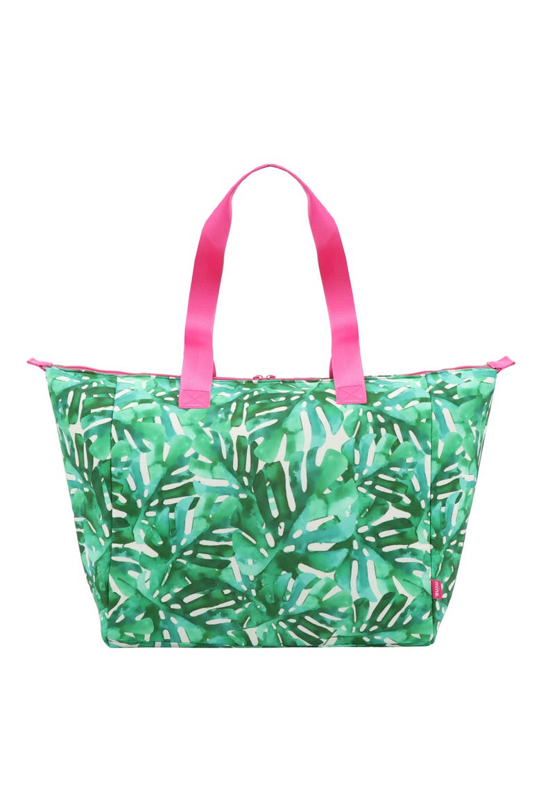 Paradise Lost Insulated Weekend Tote, Main, color, GREEN