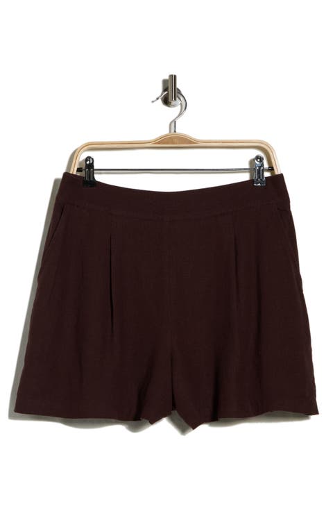 Linen Blend Shorts