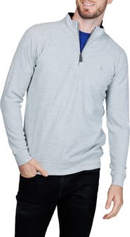 TailorByrd Quarter Zip Cozy Knit Pullover