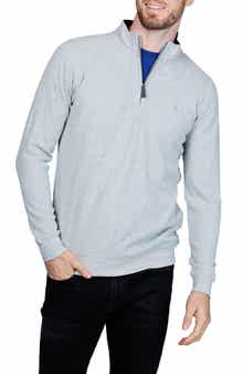 TailorByrd Quarter Zip Cozy Knit Pullover