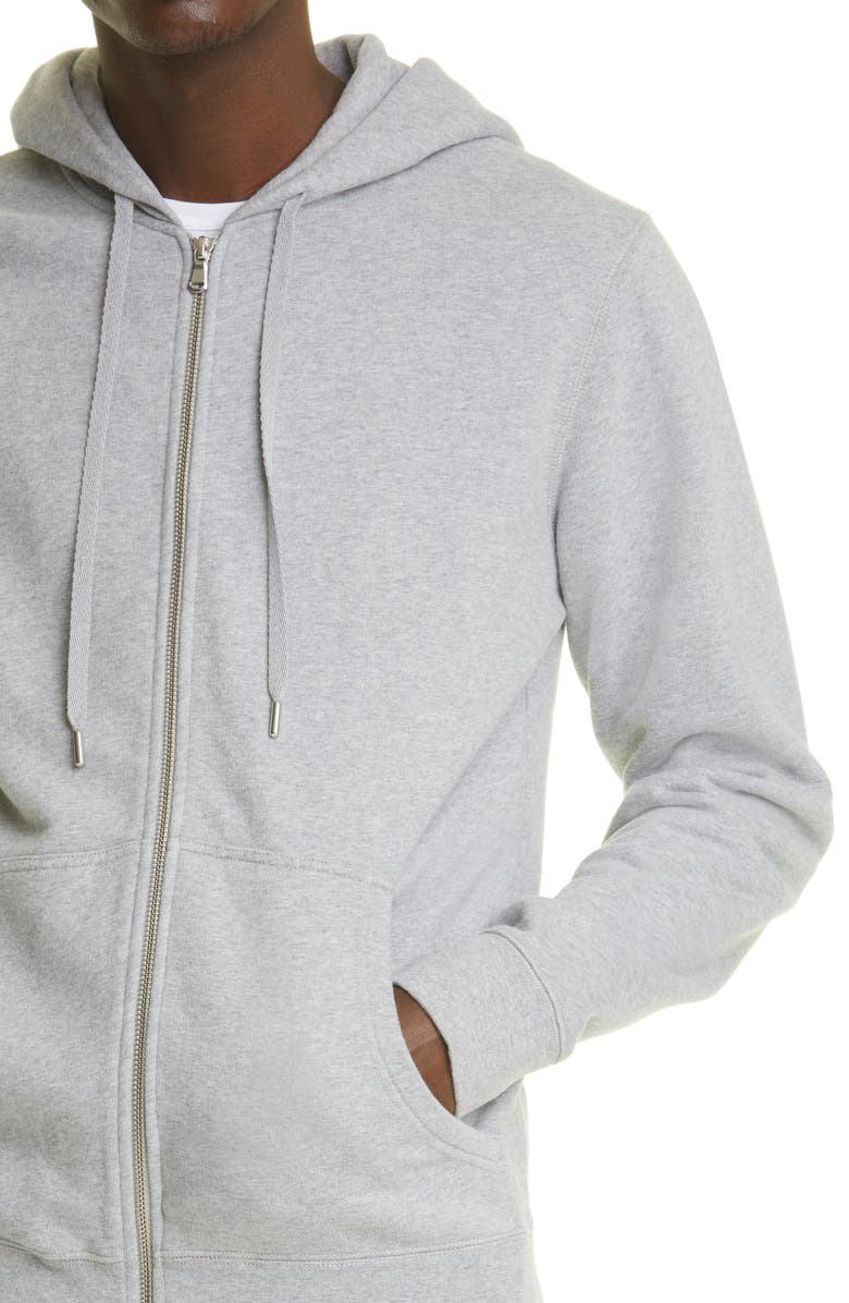 Sunspel French Terry Zip Hoodie, Alternate, color,