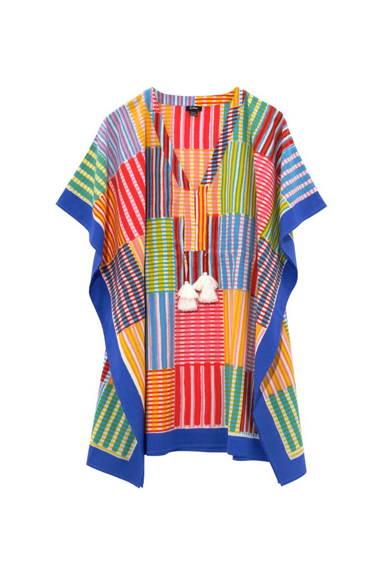 Stripe Illusion Butterfly Caftan, Main, color, Multi