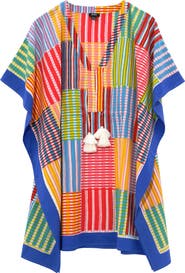 Echo Stripe Illusion Butterfly Caftan