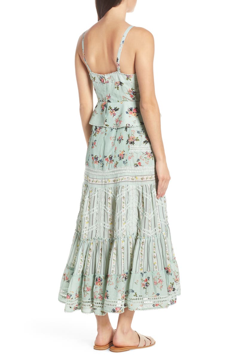 Hemant & Nandita Cover-Up Midi Dress, Alternate, color, 