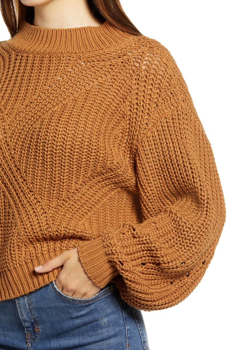 BP. Traveling Stitch Sweater, Alternate, color, 