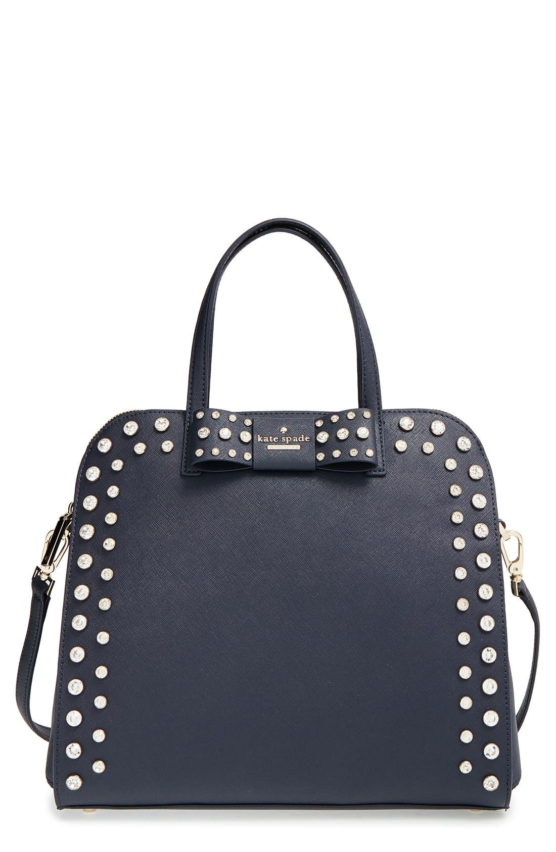 Kate Spade New York 'davies mews - merriam' embellished satchel, Main, color, 