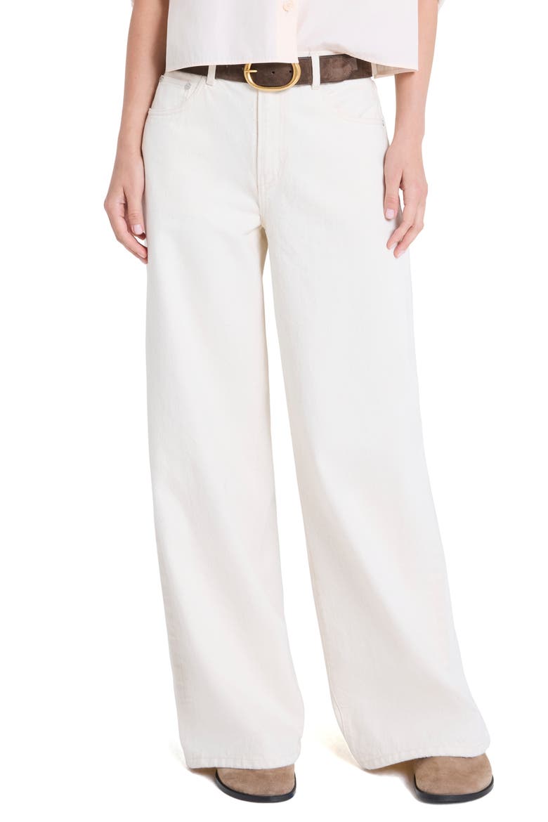 Tiny Dancer Wide Leg Jeans, Main, color, NATURAL