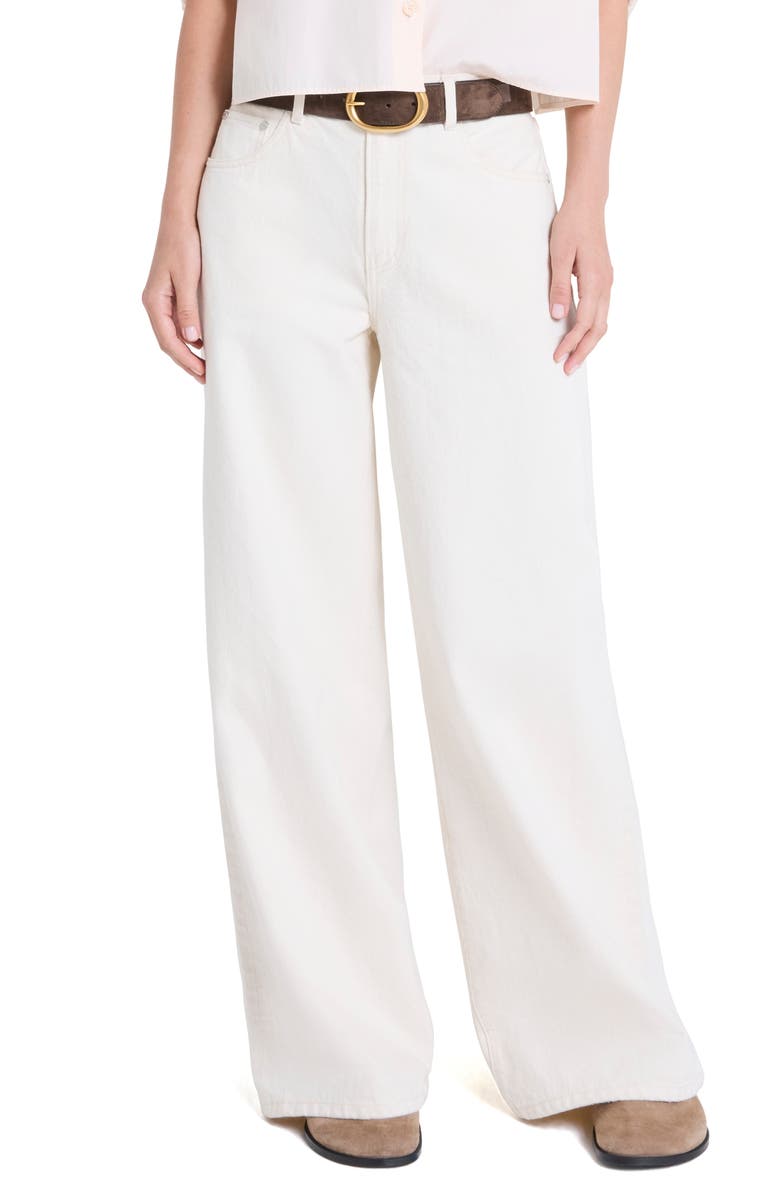 TWP Tiny Dancer Wide Leg Jeans, Main, color, Natural