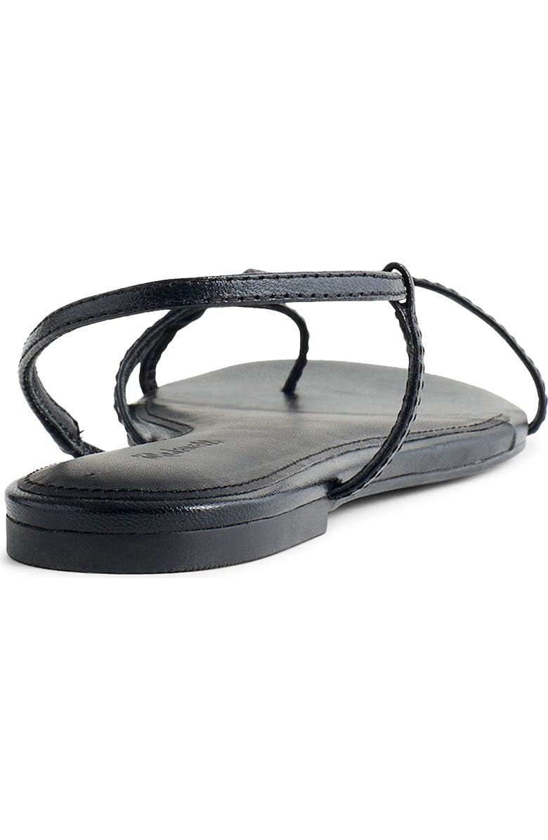 Madewell Iggy Strappy Sandal, Alternate, color, True Black