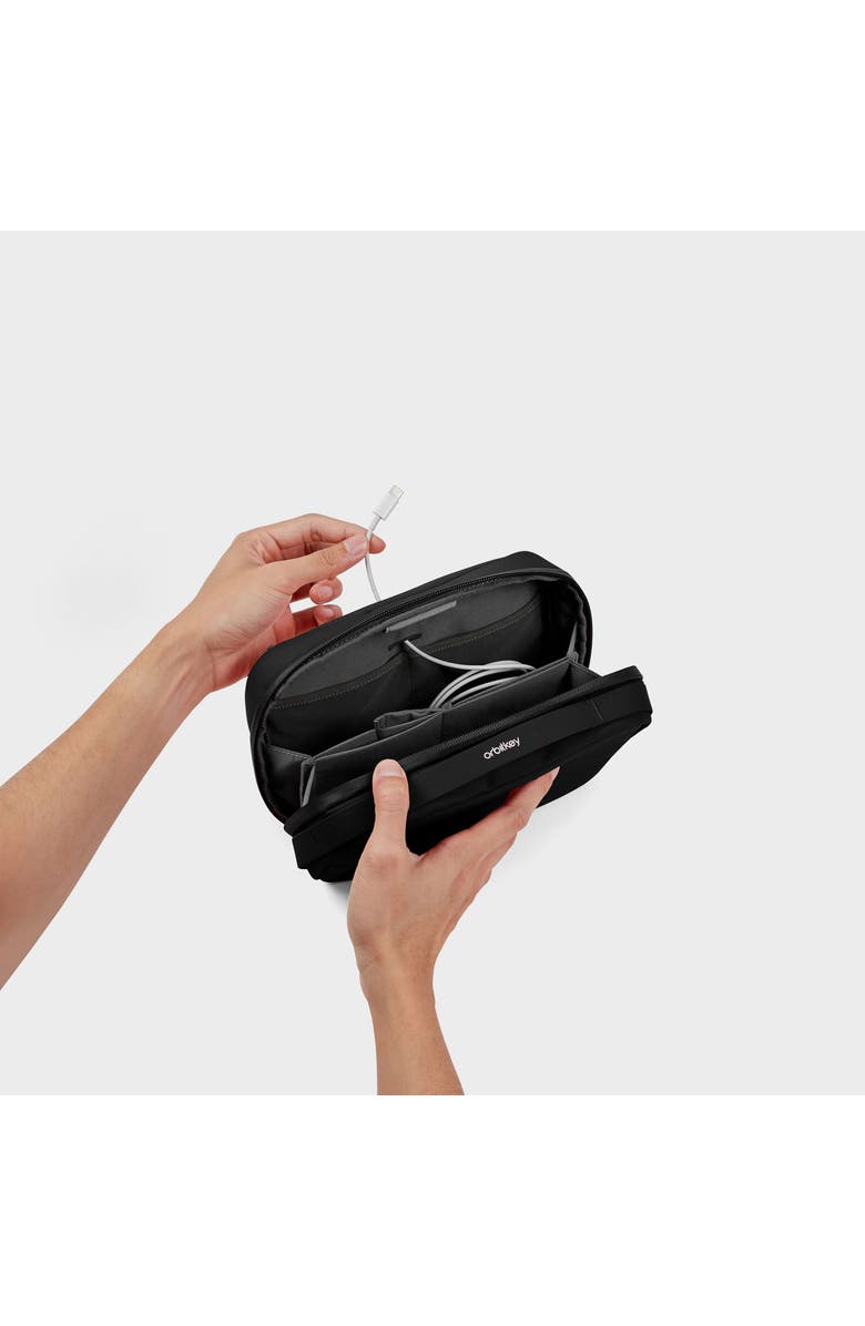 Orbitkey 2-in-1 Tech Accessory Pouch, Alternate, color, Black