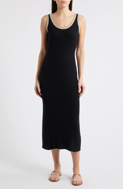 Colleen Cotton Sweater Midi Dress