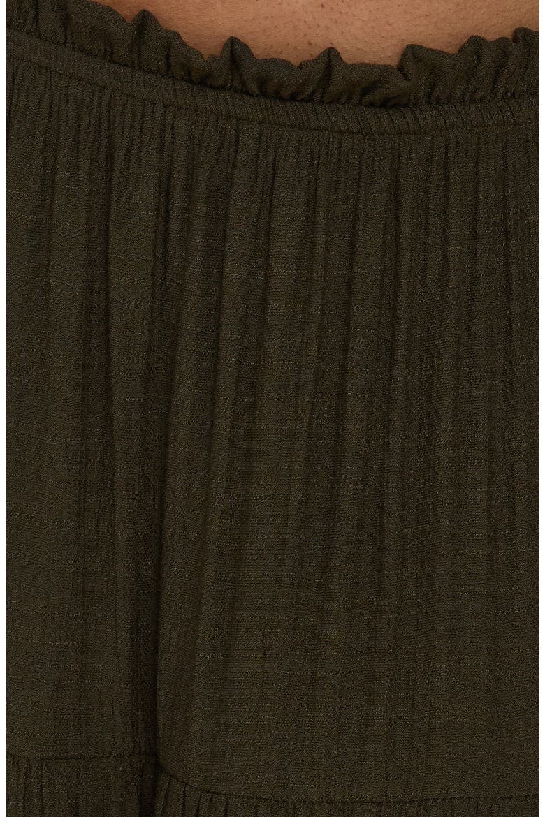 Mya Tiered Maxi Skirt, Alternate, color, CHOCOLATE