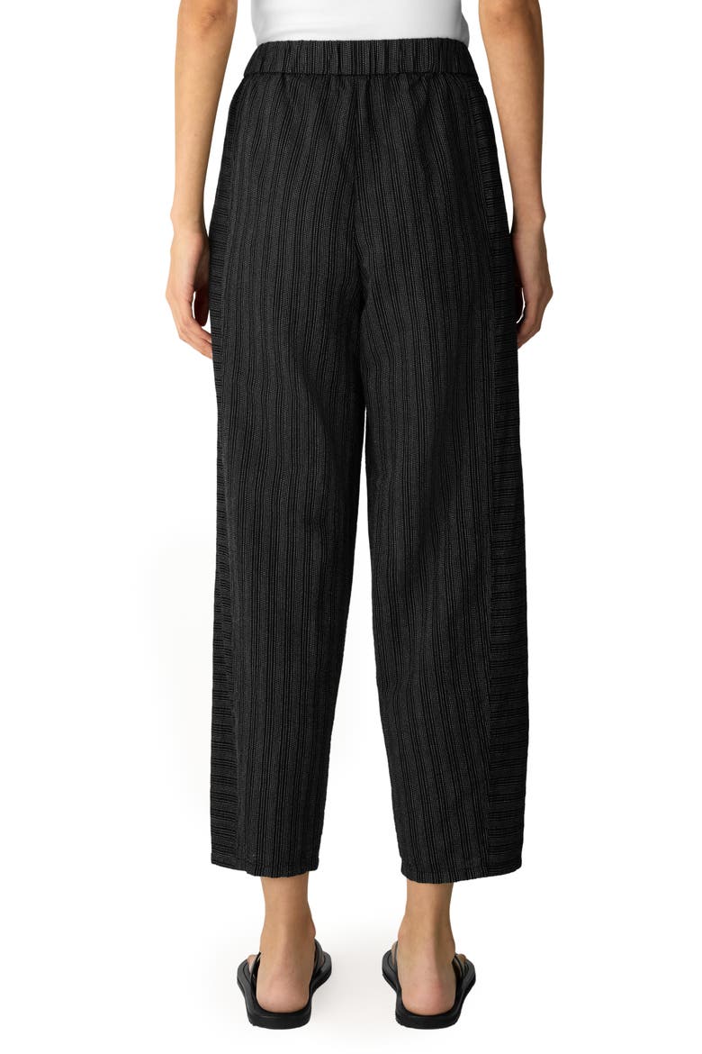 Lantern Ankle Pants, Alternate, color, BLACK/ WHITE